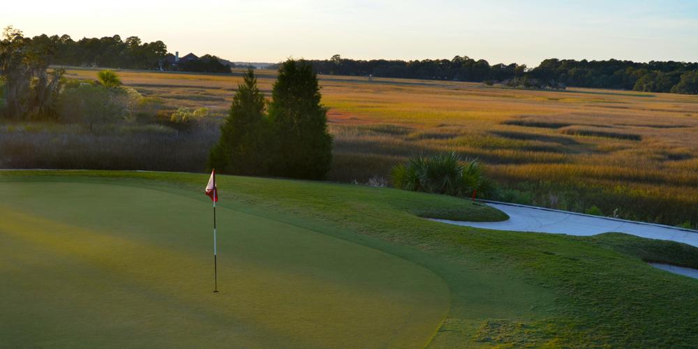18th Hole at Sunset